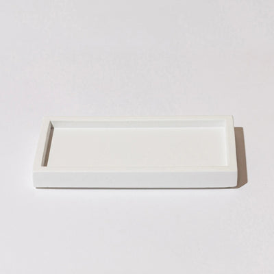 סט פמוטים מעוצבים לשבת על מגש בטון מודרני עם ברכת הדלקת נרות - דגם Urban Blessings 