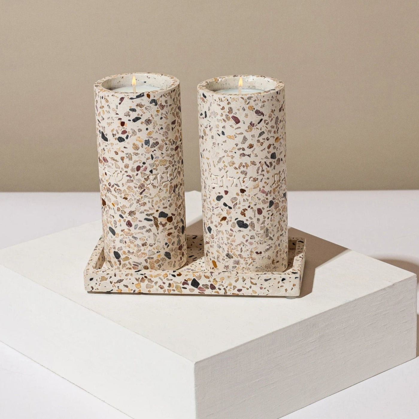 מגש להדלקת נרות בעבודת יד – בסיס של אור עם הרבה סטייל – דגם Nest 