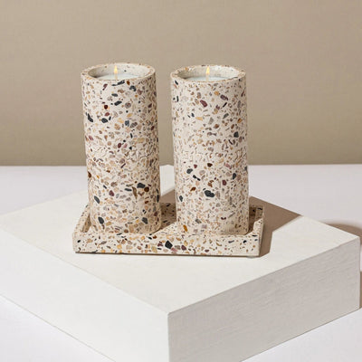 מגש להדלקת נרות בעבודת יד – בסיס של אור עם הרבה סטייל – דגם Nest 