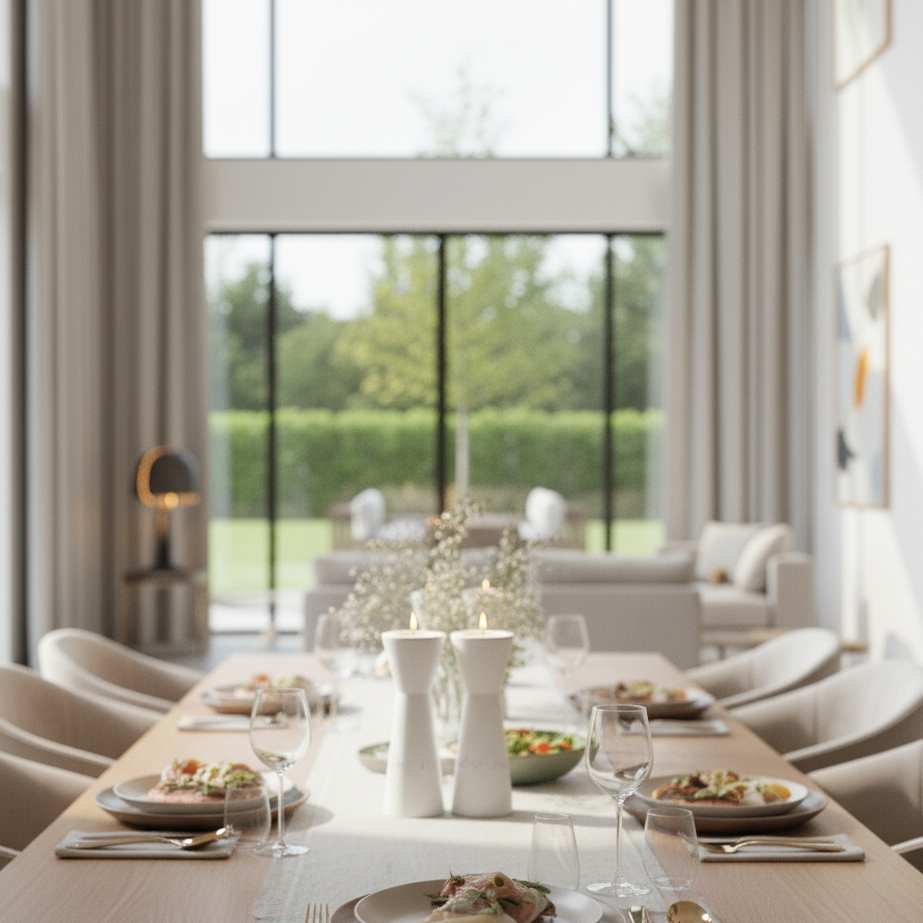 פמוטים מעוצבים לשבת ולחג בגוונים טבעיים – דגם Aura 