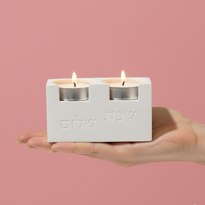 סט פמוטים לשבת בעיצוב מודרני – דגם Cube 