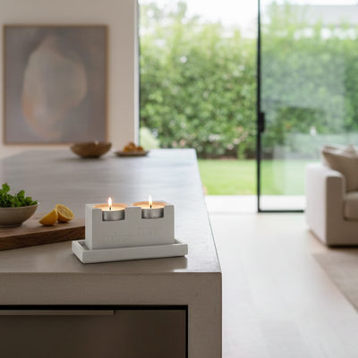 סט פמוטים לשבת בעיצוב מודרני – דגם Cube 