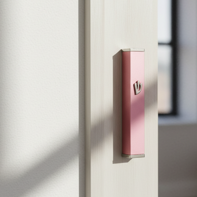 מזוזה בצבע שחור מט בעיצוב מודרני ומינימליסטי עם קווים נקיים דגם Candy 