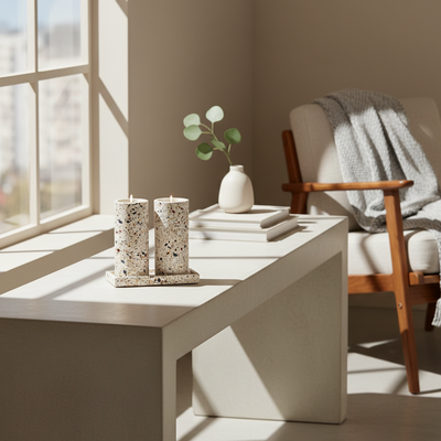 מגש בטון במראה טהור, שקט ונצחי – דגם Nest 