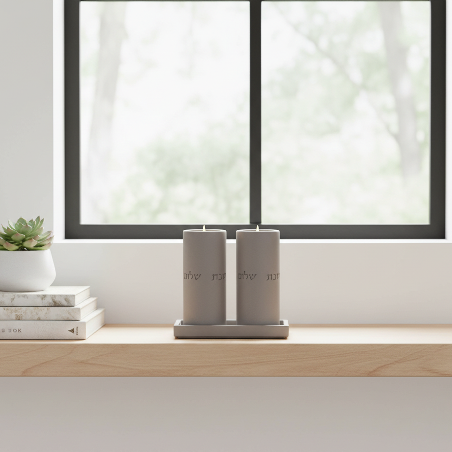 מגש בטון בעיצוב מינימליסטי ומעודן – דגם Nest 