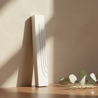 מזוזה מבטון טבעי בצבעים מרהיבים לדלת כניסה - דגם Glam 