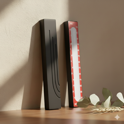 מזוזה מבטון טבעי בצבעים מרהיבים לדלת כניסה - דגם Glam 