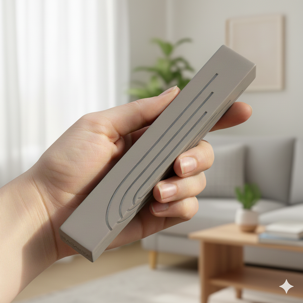 מזוזה מבטון טבעי בצבעים מרהיבים לדלת כניסה - דגם Glam 