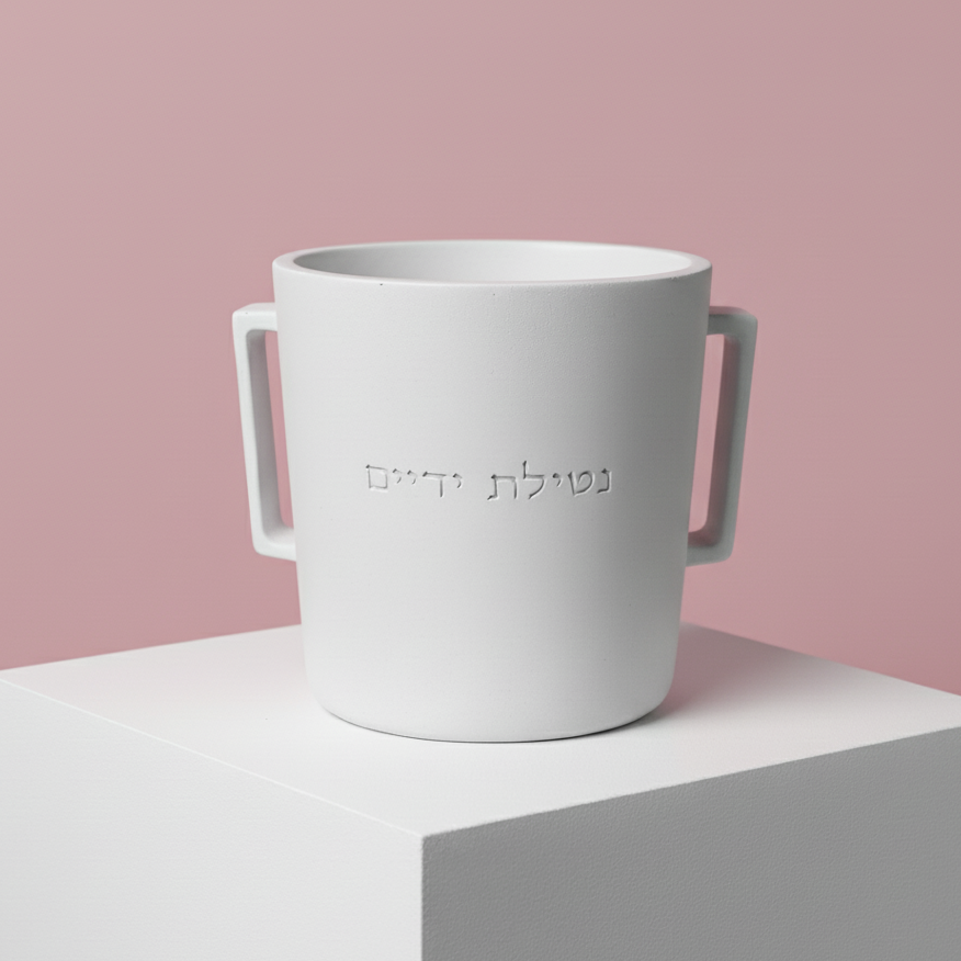 נטלה יוקרתית בעבודת יד – שילוב מושלם של מסורת וסטייל | דגם STONE  לבן