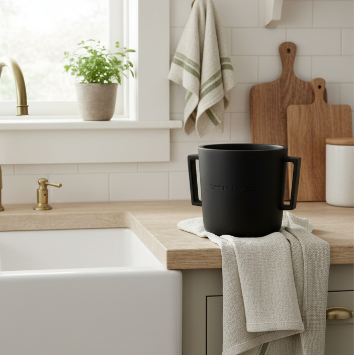 נטלה יוקרתית בעבודת יד – שילוב מושלם של מסורת וסטייל | דגם STONE  שחור