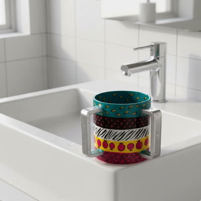 נטלה בעבודת יד עם טאצ' מודרני – טהרה באור עדין – דגם Liquid Light 