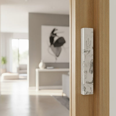 בית מזוזה בעיצוב מיוחד מטרצו טורקיז דגם Street 