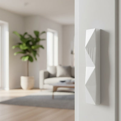 מזוזה מעוצבת לבית ולדלת כניסה עם חריטת ש נקיה – דגם Wave 