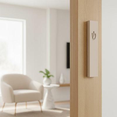 בית מזוזה מודרני בעיצוב קלאסי מנירוסטה בצבעים נקיים - דגם Sweetheart 